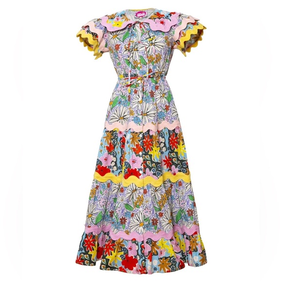 CeliaB/.OLAV.FLORAL.MIDI.DRESS - Picture 2 of 12